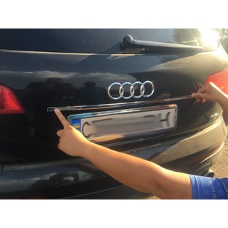 Kromliste over nummerpladen Carmos (rustfrit stål) Audi Q7 2005–2015 foto 1