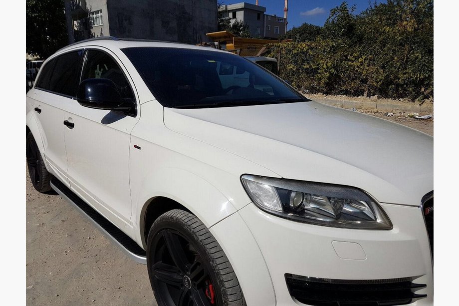 Audi Q7 2005–2015 Sidetrin Tayga (2 stk., aluminium) Image