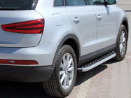 Audi Q7 2005–2015 BlackLine sidetrin (2 stk., aluminium) foto 1