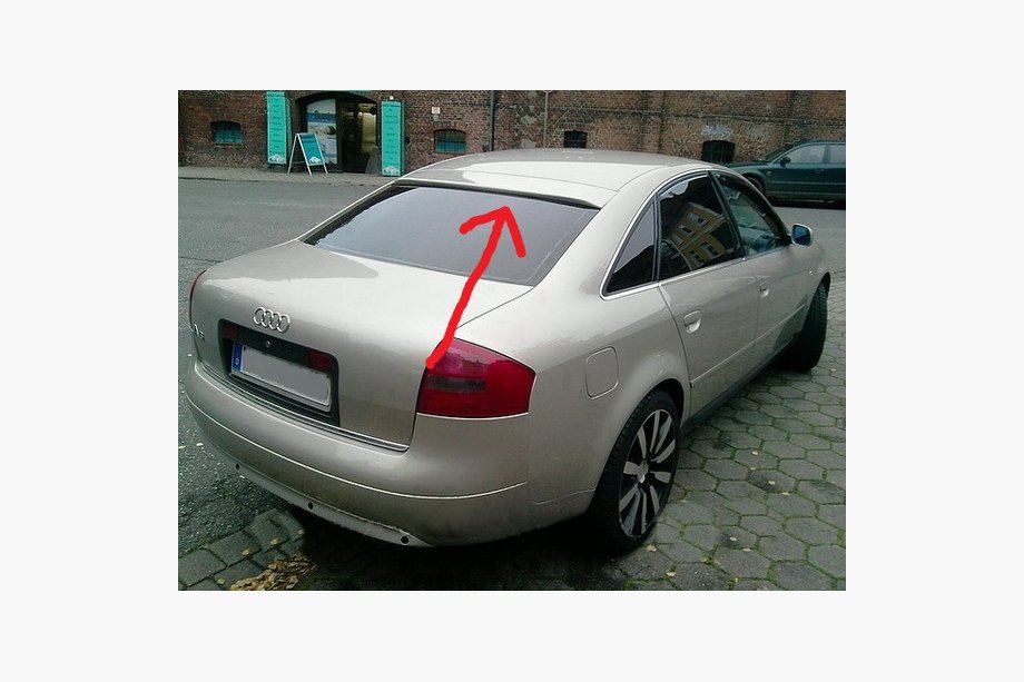 Audi A6 C5 1997–2001 Udsalg! Spoiler (glasfiber, til lakering) Image