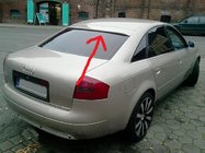 Audi A6 C5 1997–2001 Udsalg! Spoiler (glasfiber, til lakering) foto 1