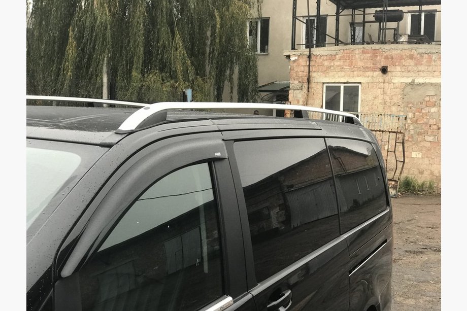 Mercedes Vito W639 2004–2014 Grå tagrælinger Skyport (massivt metal) Kort akselafstand (SHORT) Image