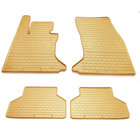 BMW 5-serie E60/E61 2003–2010 Beige gummimåtter til kabinen (4 stk., Stingray Premium) foto 1