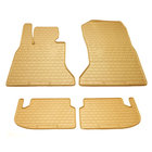 BMW 5-serie F10/F11 2010–2016 Beige gummimåtter til kabinen (4 stk., Stingray Premium) foto 1