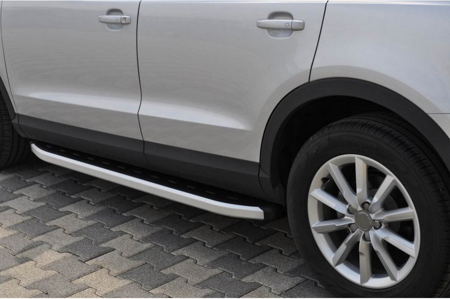 Jeep Compass 2006–2016 Sidetrin Fullmond (2 stk., aluminium) Image