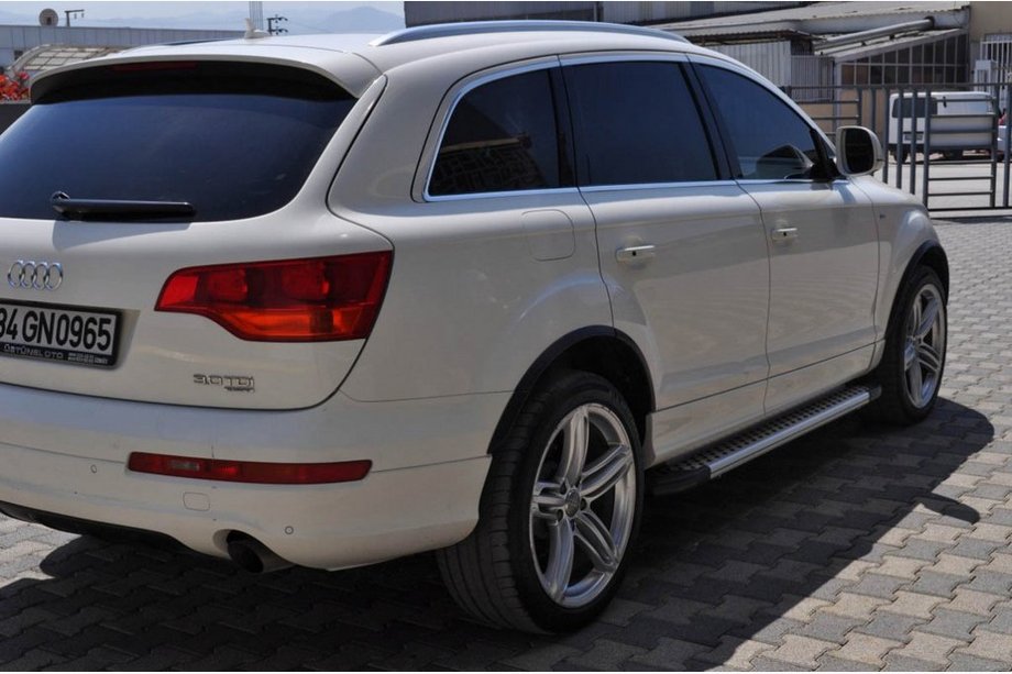 Audi Q7 2005–2015 Sidetrin Allmond Grey (2 stk., aluminium) Image
