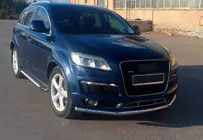Audi Q7 2005–2015 Sidetrin Line (2 stk., aluminium) foto 1