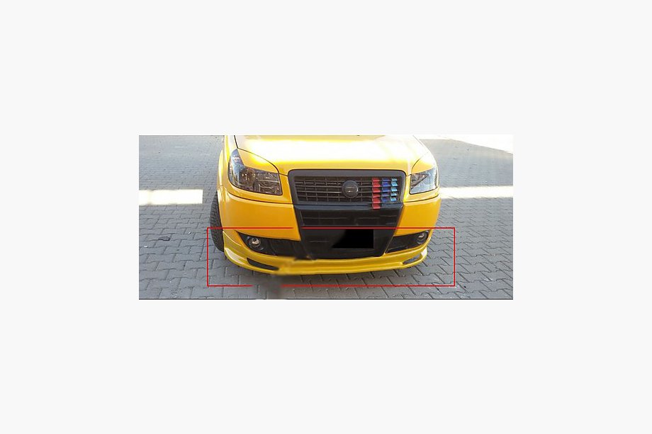 Fiat Doblo I 2005–2010 Front nederste spoilerlæbe (til lakering) Image