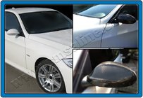 BMW 3-serie E90/E91 2005–2011 Spejlkåber 2005-2008 (2 stk., ægte carbon) foto 2