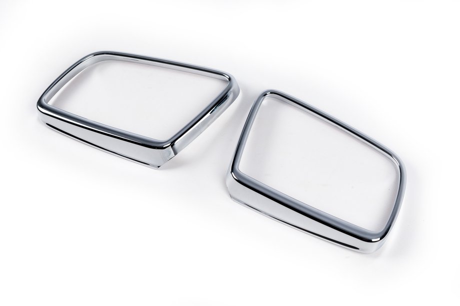 BMW 5-serie E60/E61 2003–2010 Krom spejlkapper (2 stk., ABS) Image