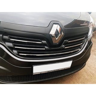 Kølergrill-lister 2015-2019 (5 stk., rustfrit stål) Renault Trafic 2015– foto 1