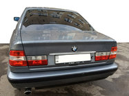 BMW 5-serie E34 1988–1995 Kromliste over nummerplade (rustfrit stål) foto 1