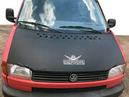 Volkswagen T4 Transporter 1990–2003 UDSALG! Motorhjelmcover til lige motorhjelm (kunstlæder) foto 1