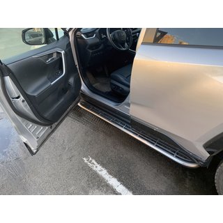 OEM V1A sidetrin (2 stk., aluminium) Toyota Rav 4 2019–2025 foto 1