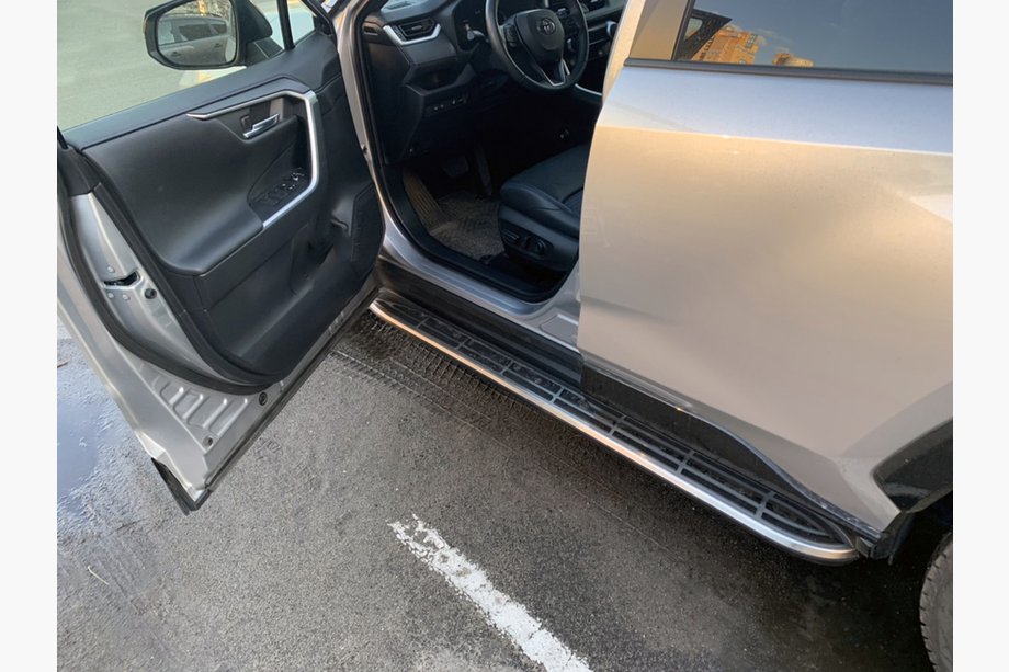 Toyota Rav 4 2019–2025 OEM V1A sidetrin (2 stk., aluminium) Image