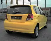 Chevrolet Aveo T200 2002–2008 Bagkofangerbeklædning (til lakering) foto 2