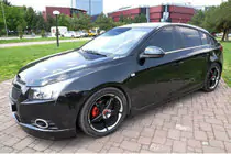 Chevrolet Cruze 2009–2015 Tuning sideskoerter HB (Meliset, til lakering) foto 1