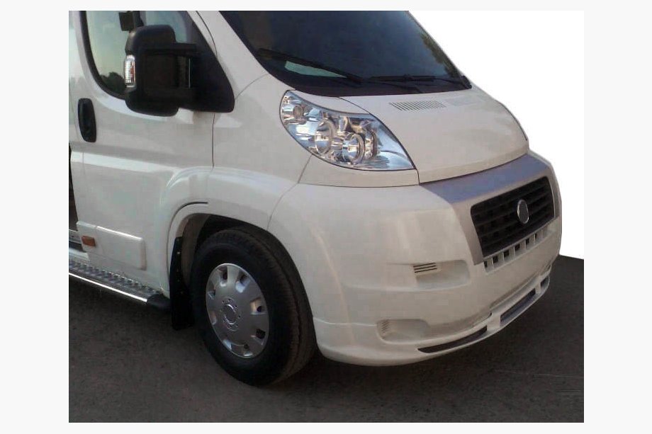 Peugeot Boxer 2006–2025 Front læbespoiler 2006-2013 (smal, til lakering) Image