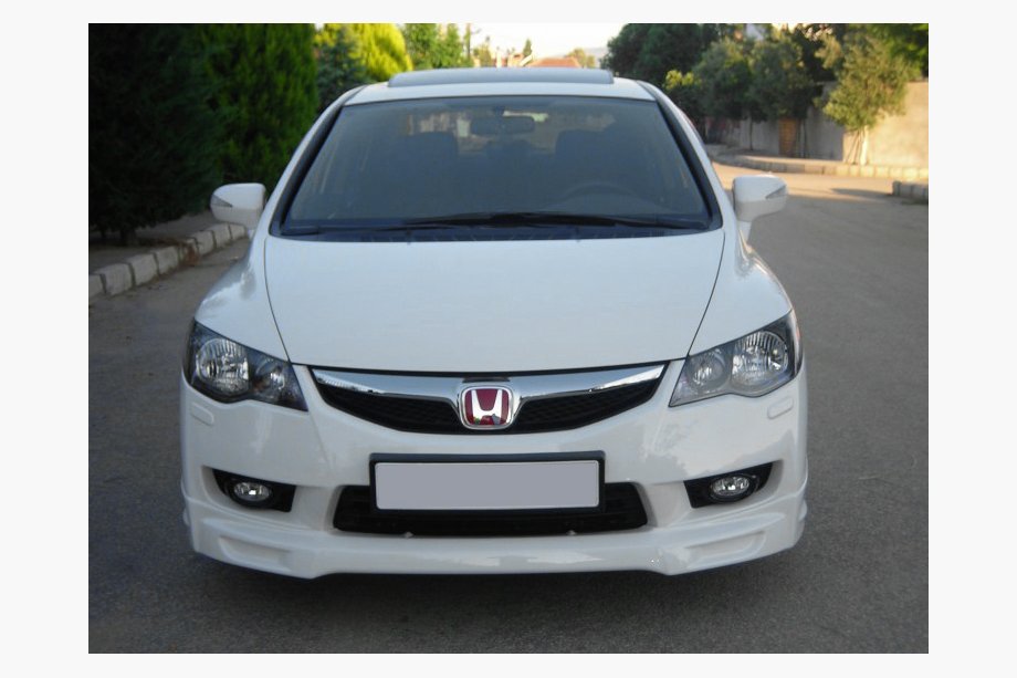 Honda Civic Sedan VIII 2006–2011 Front kofangerlæbe 2009-2011 (til lakering) Foto 1