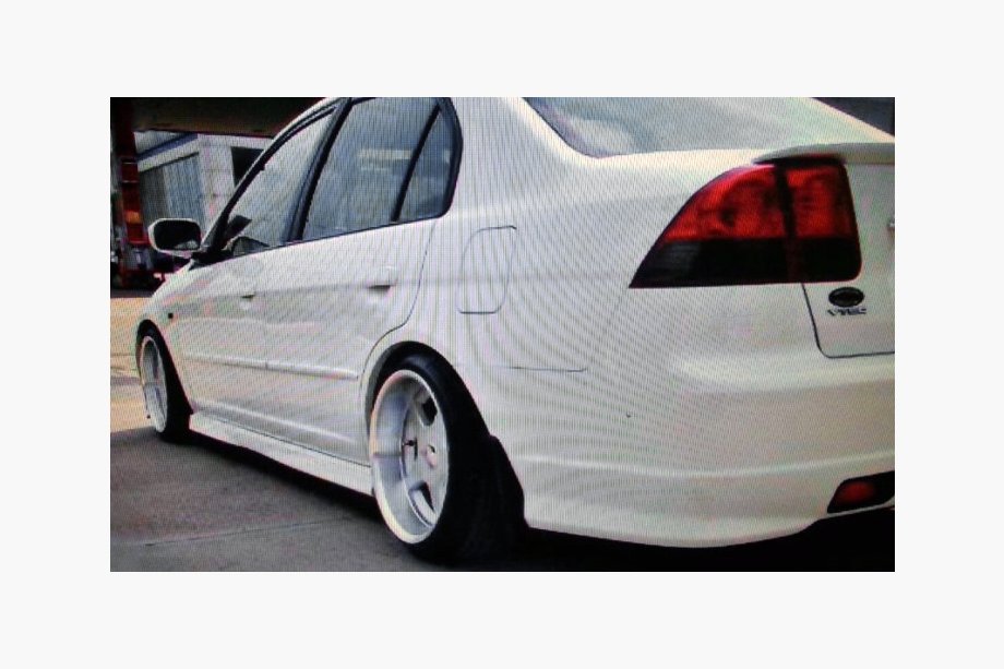 Honda Civic Sedan VII 2001–2006 Sideskørter (til lakering) Image