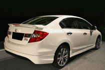 Honda Civic Sedan IX 2011–2016 Isikli spoiler (til lakering) foto 1