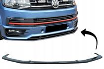 Volkswagen T6 2015–2024 Front læbespoiler til SportLine 2015-2018 (ABS) foto 2