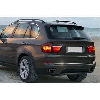 Bagklapskantliste (rustfrit stål) BMW X5 E70 2007–2013 foto 1