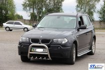 BMW X3 E83 2003–2010 Bullbar i rustfrit stål 51 mm foto 2