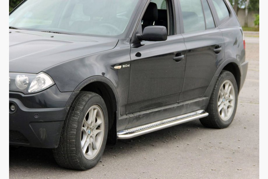 BMW X3 E83 2003–2010 Sidetrin KB001 (rustfrit stål) Image