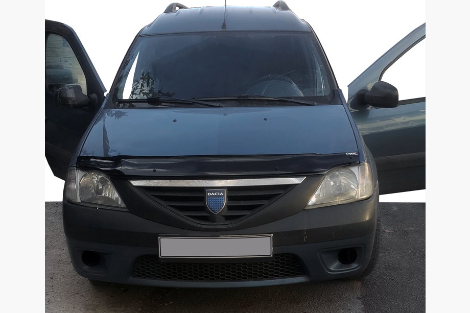 Dacia Logan MCV 2004–2014 Motorhjelmsdeflektor (EuroCap) Image