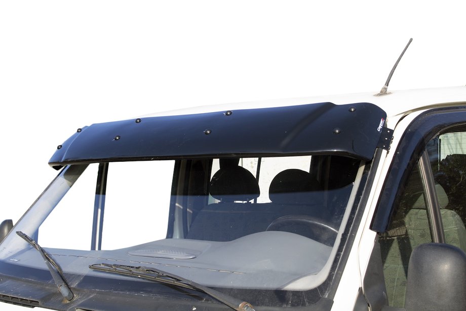 Ford Transit 1991–2000 Forrudevisir (sort højglans, 5 mm) Image