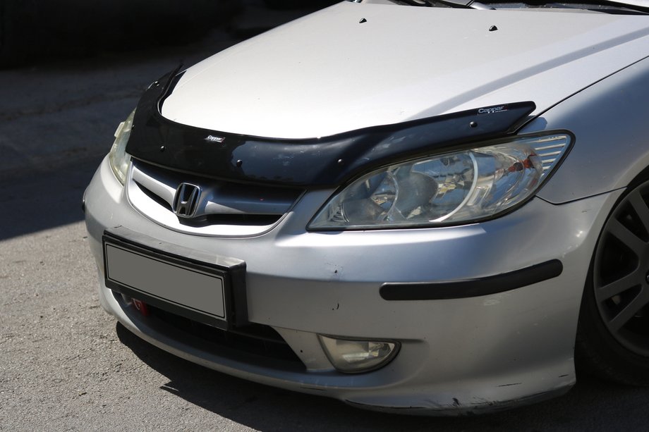 Honda Civic Sedan VII 2001–2006 Motorhjelmsdeflektor (EuroCap) Image