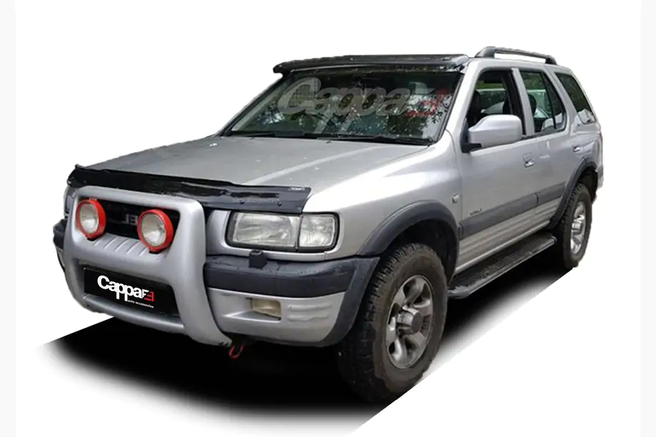 Opel Frontera 1991–1998 Forrudevisir (sort blank, 5 mm) Image
