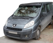 Citroen Jumpy 2007–2017 Forrudevisir (sort højglans, 5 mm) foto 5