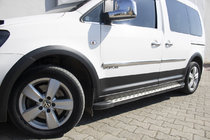 Volkswagen Caddy 2010–2015 Sæt med sidepyntlister og skærmforøgere foto 2