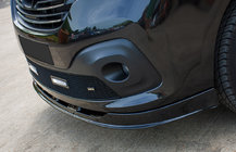 Opel Vivaro 2015–2019 Front læbespoiler til kofanger (ABS) foto 1
