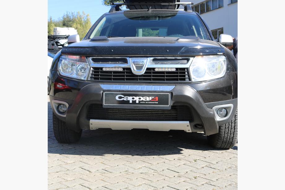 Renault Duster 2008–2017 Front kofangerlæbe (ABS, grå) Image
