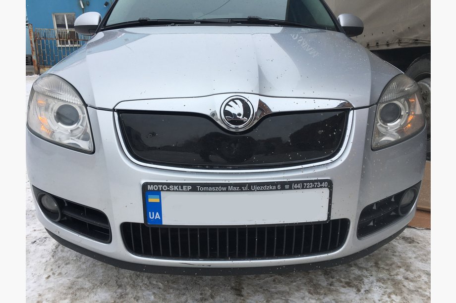 Skoda Fabia 2007–2014 Vinterafdækning til kølergrill (2007-2010, øvre) Image