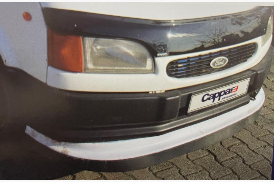 Ford Transit 1991–2000 Læbespoiler til frontkofanger (sort) Image