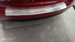 Kia Sorento II XM 2009–2014 Bagkofangerbeskytter med ombuk Nataniko (rustfrit stål) foto 1