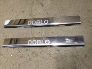 Fiat Doblo I 2005–2010 UDSALG !!! Dørtrinslister (2 stk., rustfrit stål) foto 1