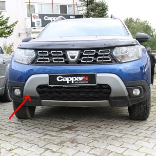 Øvre frontkofangerlæbe (ABS, grå) Renault Duster 2018–2024 foto 1