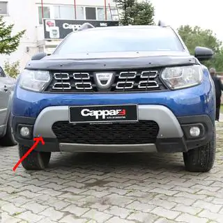 Øvre frontkofangerlæbe (ABS, grå) Renault Duster 2018–2024 foto 1