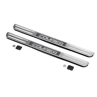 Dørtrinslister med LED-belysning (2 stk., rustfrit stål) Ford Courier 2014–2023 foto 1
