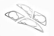Mazda 6 2003–2008 Stoplygte-kromcovers (2 stk., plast) foto 2