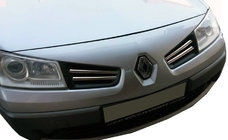 Renault Megane II 2004–2009 Grill-lister (model 2006↗, 4 stk., rustfrit stål) OmsaLine - italiensk rustfrit stål foto 1