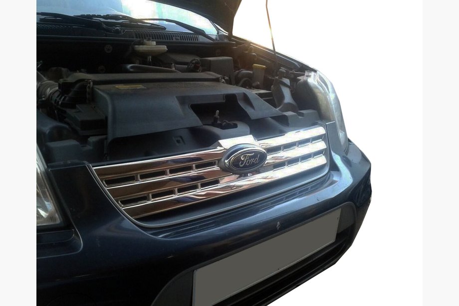 Ford Connect 2010–2013 Frontgrill-lister i rustfrit stål Carmos - Tyrkisk stål Image