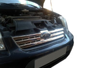 Ford Connect 2010–2013 Frontgrill-lister i rustfrit stål Carmos - Tyrkisk stål foto 1