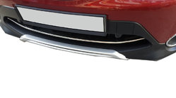 Nissan Qashqai 2014–2021 Krombeskyttelsesliste til forreste kofanger (2014-2017, rustfrit stål) Carmos - Tyrkisk stål foto 1