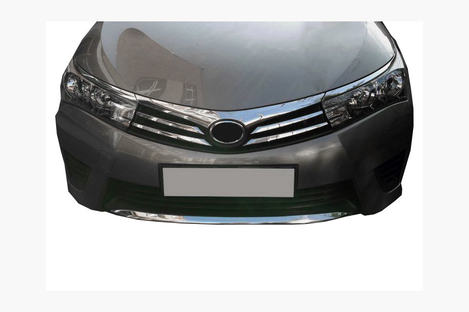 Toyota Corolla 2013–2019 Lister til kofangergitter (2013-2016, rustfrit stål) Image